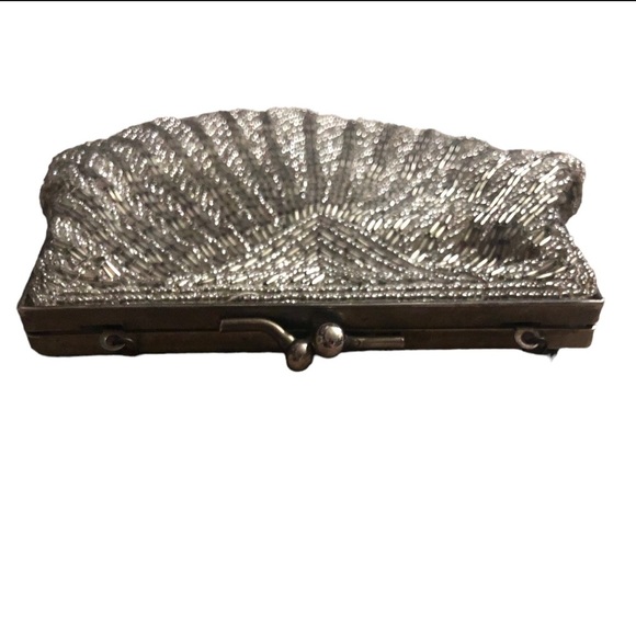 Carlo Fellini Vintage Shell Beaded Bag/Clutch - Picture 5 of 8